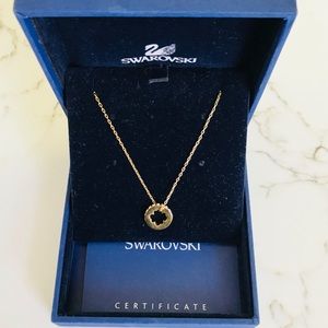 Swarovski - Gold Color Adjustable Necklace